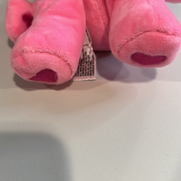 Care Bear Cheer Bear Plush with sparkles on rainbow - Picture 7 of 7